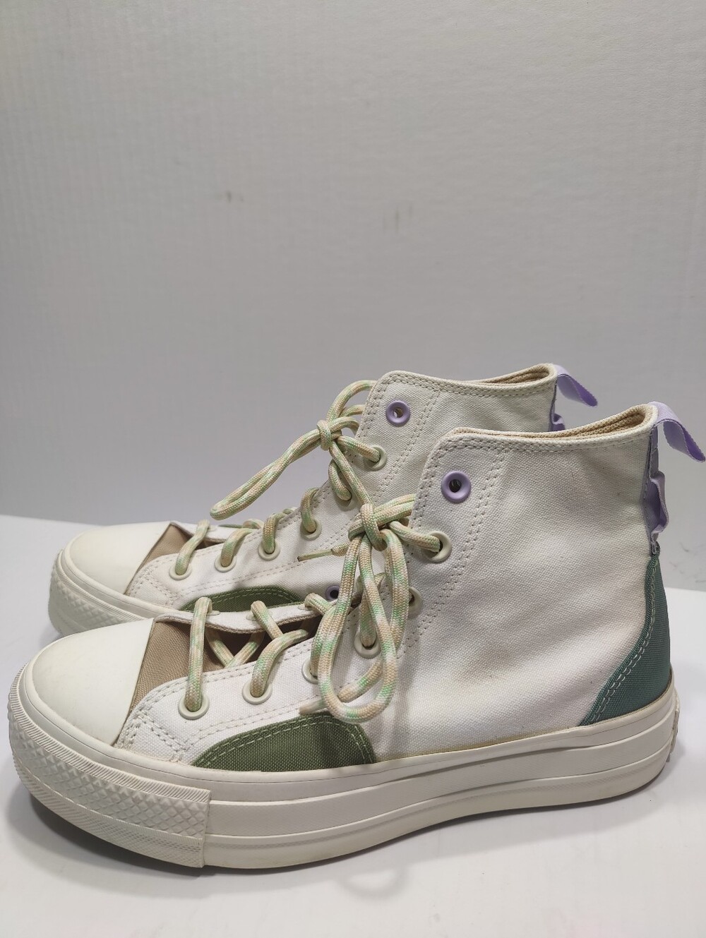 Converse Chuck Taylor Women's All Star Lift Platform Hi Sneakers 8.5 Colorblock